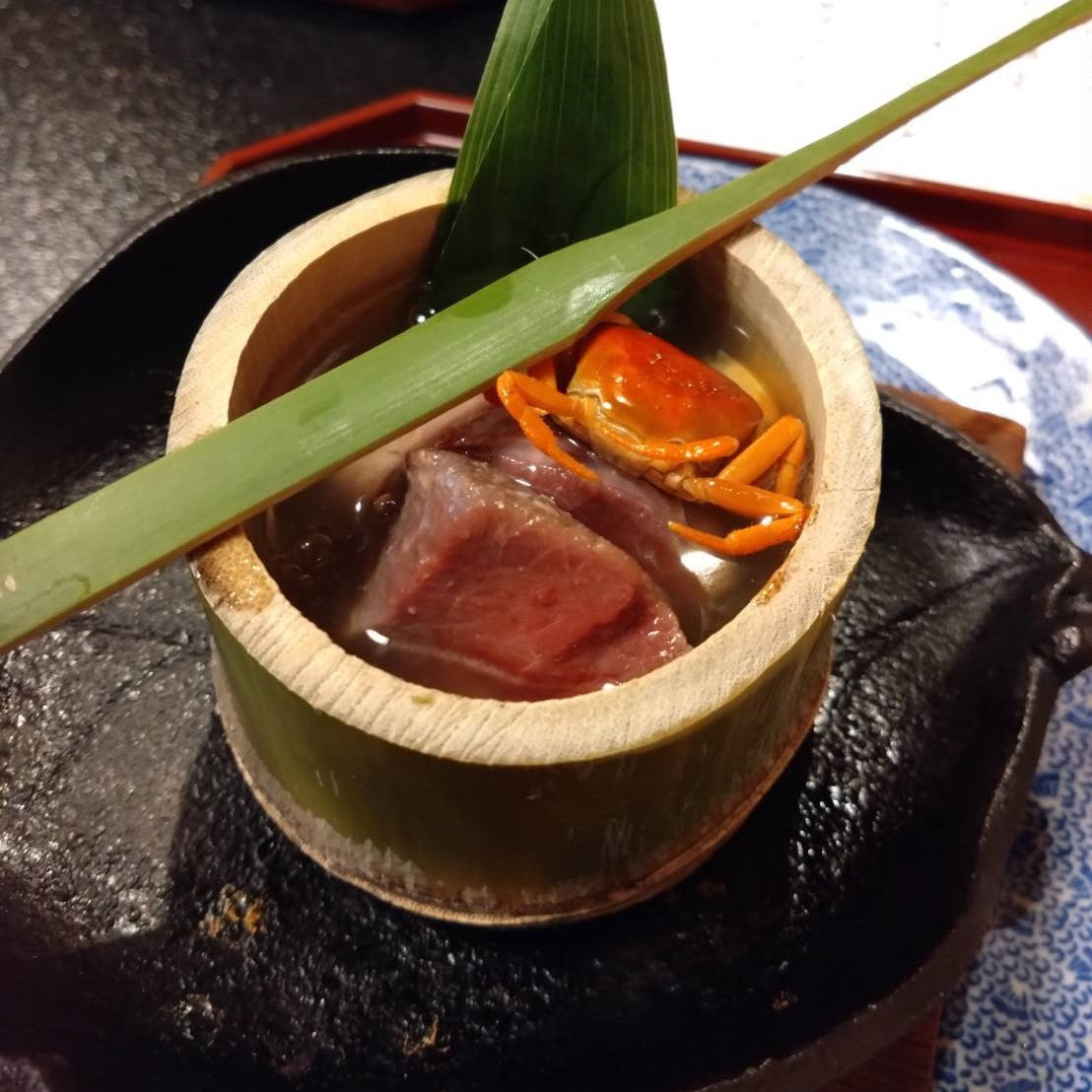 鹿肉会席 ～日本料理deジビエ(春野菜と鹿肉のマリアージュ/本番後半
