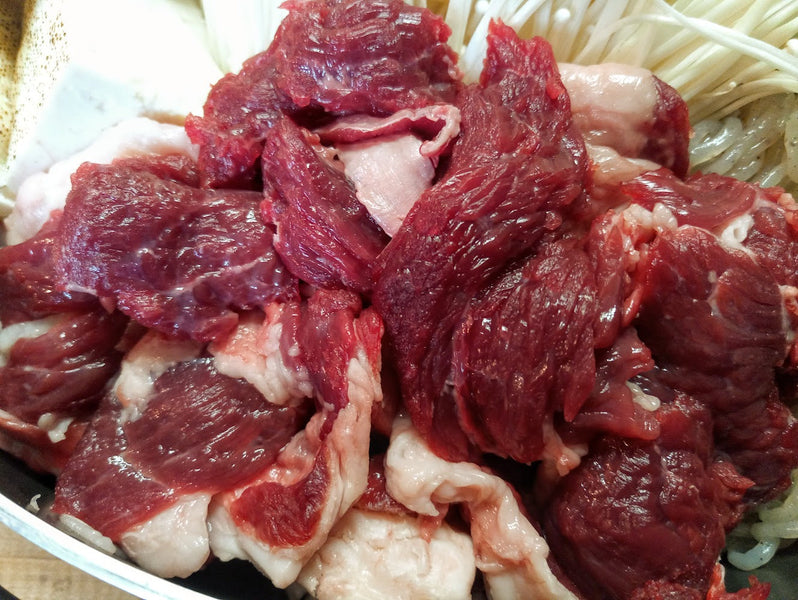 鹿肉すき焼きホームパーティのご案内　～鹿肉の桜問屋本店(Produced by Sakura-Ju)～