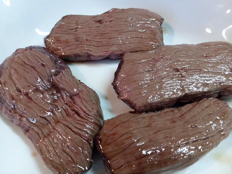鹿肉料理／鹿もも肉ステーキ ～Sakura-Ju船頭、男の手料理～（ジビエ）